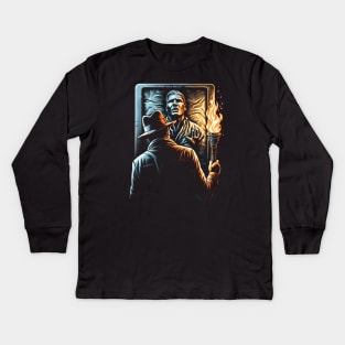 Archaeologist Discovers Galactic Smuggler in Frozen in Carbonite - Funny Kids Long Sleeve T-Shirt